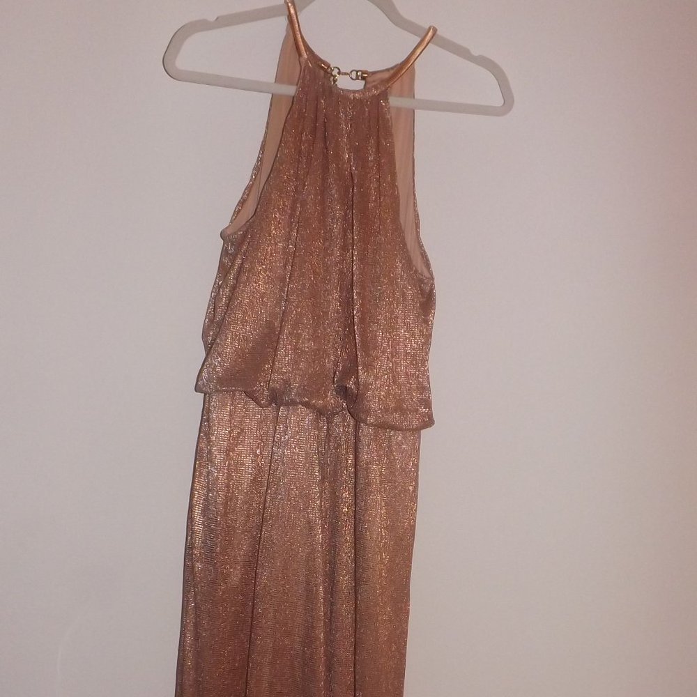 Rose gold jumpsuit - Picture 1 of 4